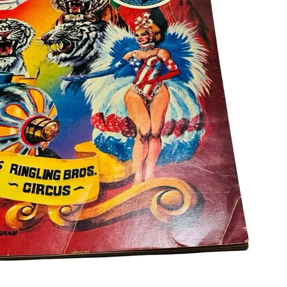 1985 Ringling Bros Barnum & Bailey Circus 100 Yr Souvenir Program